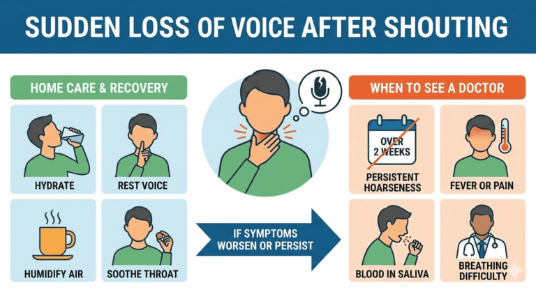 Sudden Loss of Voice After Shouting – Home Care and When to See a Doctor 1 Sudden Loss of Voice After Shouting