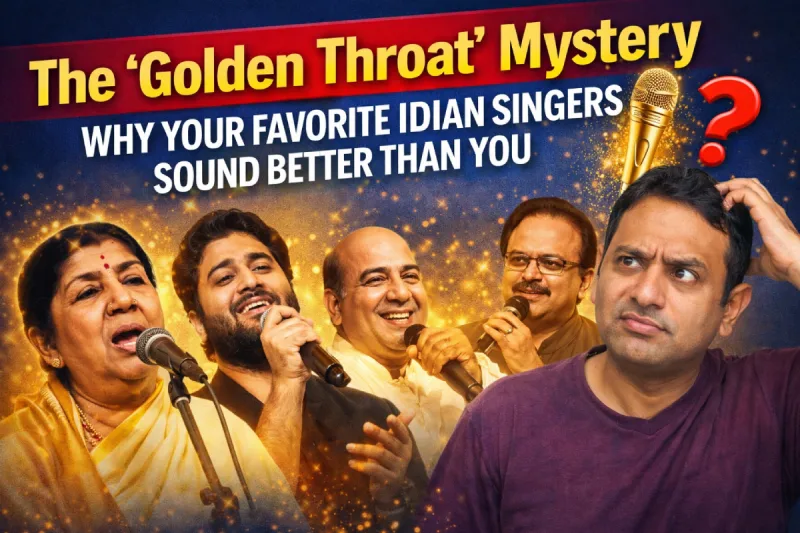The "Golden Throat" Mystery: Why Your Favorite Indian Singers Sound Better Than You